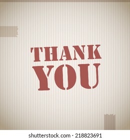 Thank you stamp