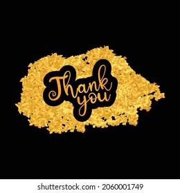 thank you t shirt design. letter front page, thank you background, background texture.