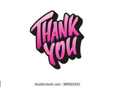 Thank You text