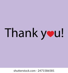 Thank you text background vector design	