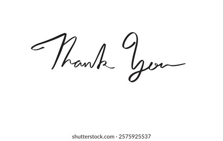 thank you text font calligraphy script hand written lettering black color symbol sign decoration ornament thank you gratitude congratulation word business thanksgiving phrase card banner thank you art