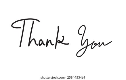 thank you text font calligraphy hand written lettering black color object icon sign symbol thank you message gratitude happy greeting banner label card thank you business thinksgiving welcome hallo