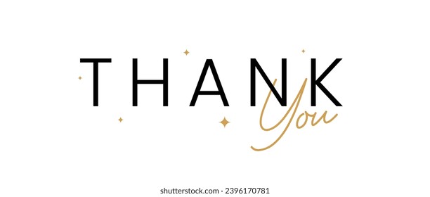 Thank You Text | Thank you Handwritten text | Thank you card | Thank You Vector