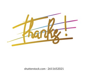 thank you text for label design
