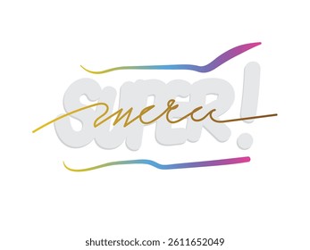 thank you text for label design