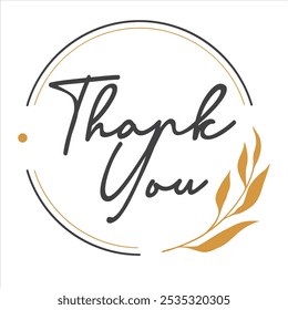 Thank you text vector, Thank you handwritten, Elegant thank you calligraphy with a modern twist, Thank you post, Thanksgiving day, Appreciation, Greeting, social media, Danke, Illustration, vector