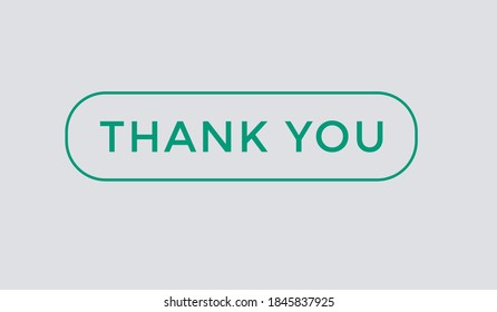 Vielen Dank Text-Web-Button. Kennzeichen Symbol danke. Schaltfläche "Textdanke"