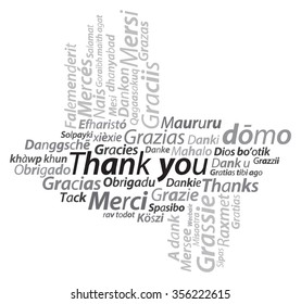 thank you texture text illustration