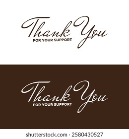 thank you, thanks for your support, thank you greeting card, thank you stock illustration.
handwritten thank you note vector
