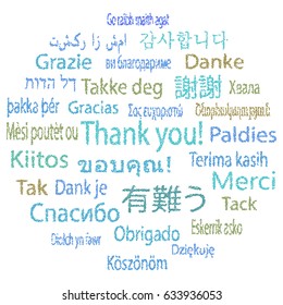 thank you typography