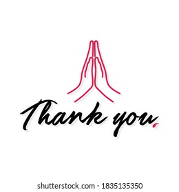 Thank You Typography - Illustration