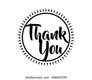 thank you typography typographic creative writing text image icon 4