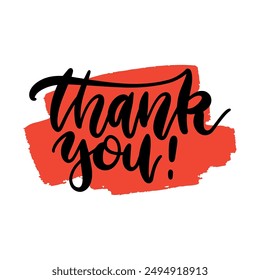 Thank you vector art design template 
