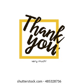 Thank you vector, clip art. Thank you very much. Also useful as card, brochure, poster, greeting, invitation, social media post and illustration. Compatible with ai, cdr, jpg, png, svg, pdf and eps.