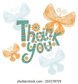 Gracias ilustración vectorial