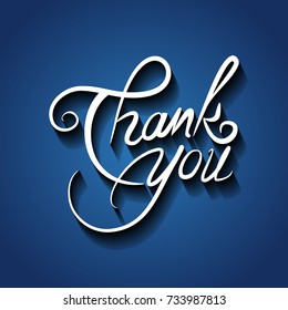 Thank You Vector Illustration Stock Vector (Royalty Free) 733987813 ...