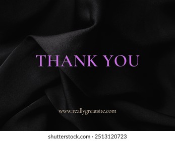 "THANK YOU" Vector Overlapping Letters Icon