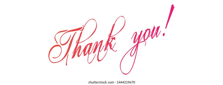 Thank you vector typography background for photo overlay or heading, title for compliment card -- birthday, office party, posters, flyers, greeting cards, arts and craft, Wallpaper etc.