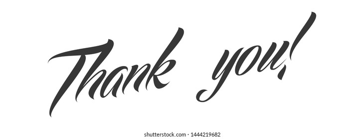 Thank you vector typography background for photo overlay or heading, title for compliment card -- birthday, office party, posters, flyers, greeting cards, arts and craft, Wallpaper etc.