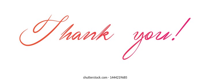 Thank You Vector Typography Background Photo Stock Vector (Royalty Free ...