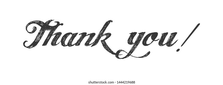 Thank you vector typography background for photo overlay or heading, title for compliment card -- birthday, office party, posters, flyers, greeting cards, arts and craft, Wallpaper etc.