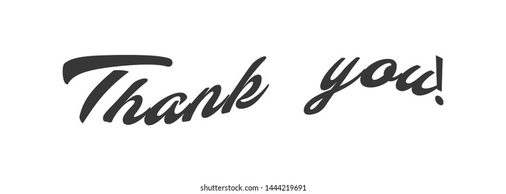 Thank you vector typography background for photo overlay or heading, title for compliment card -- birthday, office party, posters, flyers, greeting cards, arts and craft, Wallpaper etc.