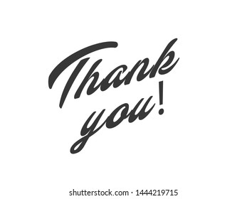 Thank you vector typography background for photo overlay or heading, title for compliment card -- birthday, office party, posters, flyers, greeting cards, arts and craft, Wallpaper etc.