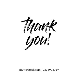 Thank you! vector typrography. Thank you! graphic. 