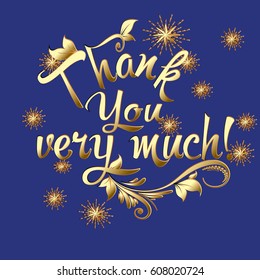 Thank You Very Much Images Stock Photos Vectors Shutterstock