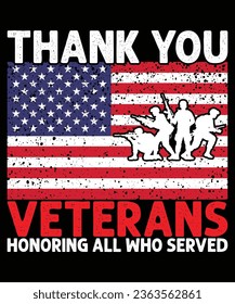 thank you veteran honoring all who served t shirt design