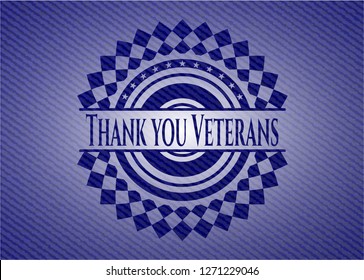 Thank you Veterans jean background