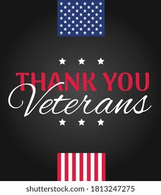 Thank you veterans. November 11th, United state of America, U.S.A veterans day design.