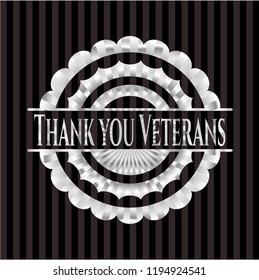 Thank you Veterans silvery emblem