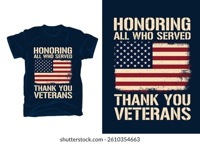 Thank You Veterans vector Memorial Day t shirt design