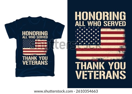 Thank You Veterans vector Memorial Day t shirt design