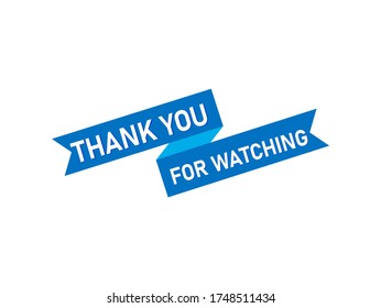 Thanks For Watching 图片 库存照片和矢量图 Shutterstock