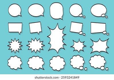 Thank you for watching. It's a speech bubble material set.
