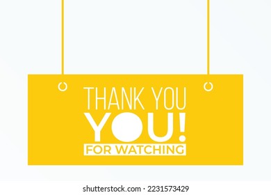 Thank you for watching template svg
