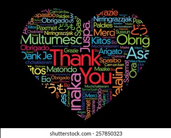 Thank You Word Cloud Concept Stock Vector (Royalty Free) 257850323 ...