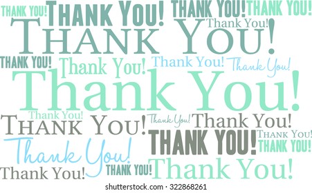 Thank You Word Cloud On White Stock Vector (Royalty Free) 322868261 ...