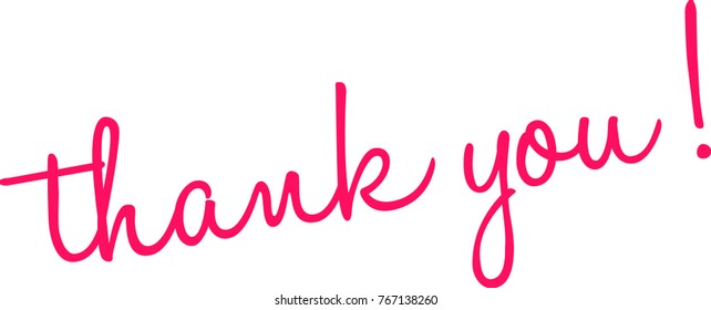 Thank You word cloud on a white background. 