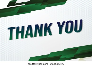 thank you word concept vector illustration with lines 3d style for social media landing page, template, ui, web, mobile app, poster, banner, flyer, background, gift card, coupon, label, wallpaper