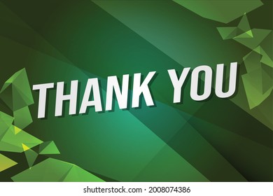 thank you word concept vector illustration with lines 3d style for social media landing page, template, ui, web, mobile app, poster, banner, flyer, background, gift card, coupon, label, wallpaper