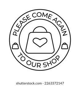 thank you for your order badge, seal, tag, label for retail, small shop stamp, sticker, thank customers for buying products tagline vector illustration