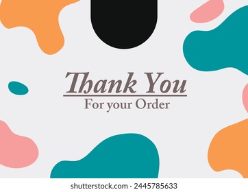 Thank you for your order card eps vector.
Thank you Compliment card with white
background. Thank you for your card
templates. FULLY EDITABLE Business
Thank You Card Template.