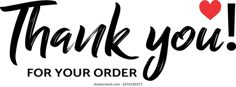 Thank You for Your Order. Elegant Thank You for Your Order Design with Stylish Graphics. Sophisticated Thank You for Your Purchase Image with Modern Elements. Chic Thank You for Your Order Graphic