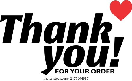 Thank You for Your Order. Elegant Thank You for Your Order Design with Stylish Graphics. Sophisticated Thank You for Your Purchase Image with Modern Elements. Chic Thank You for Your Order Graphic