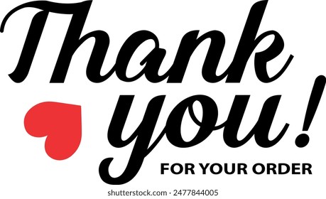 Thank You for Your Order. Elegant Thank You for Your Order Design with Stylish Graphics. Sophisticated Thank You for Your Purchase Image with Modern Elements. Chic Thank You for Your Order Graphic