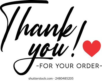 Thank You for Your Order. Elegant Thank You for Your Order Design with Stylish Graphics. Sophisticated Thank You for Your Purchase Image with Modern Elements. Chic Thank You for Your Order Graphic