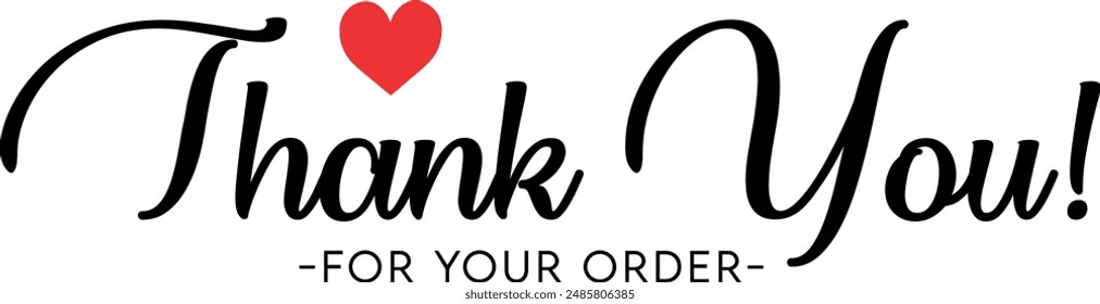 Thank You for Your Order. Elegant Thank You for Your Order Design with Stylish Graphics. Sophisticated Thank You for Your Purchase Image with Modern Elements. Chic Thank You for Your Order Graphic